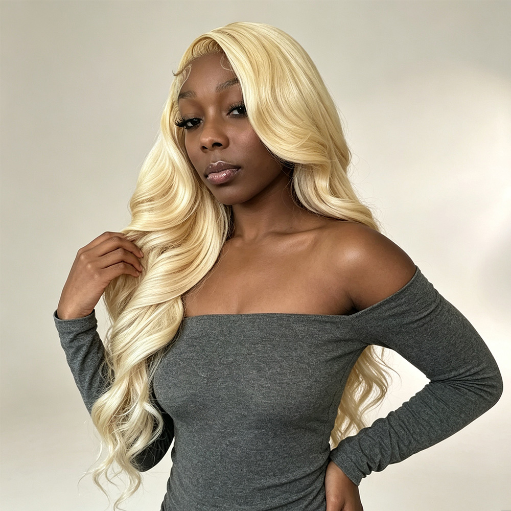 613 Blonde Body Wave Lace Front Wig - Peruca Frontal HD Transparente 13x4 13x6