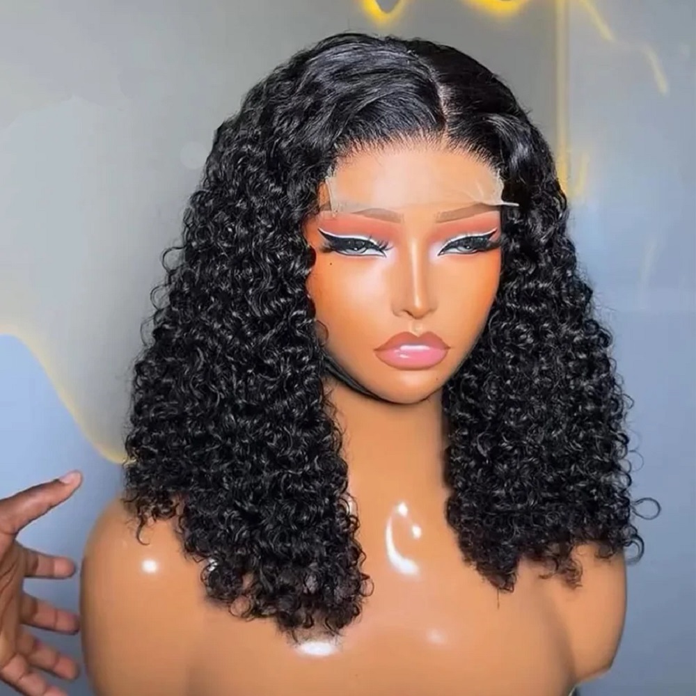Glueless Wear And Go Human Hair Wig - Perucas de Cabelo Humano Curto Cacheado