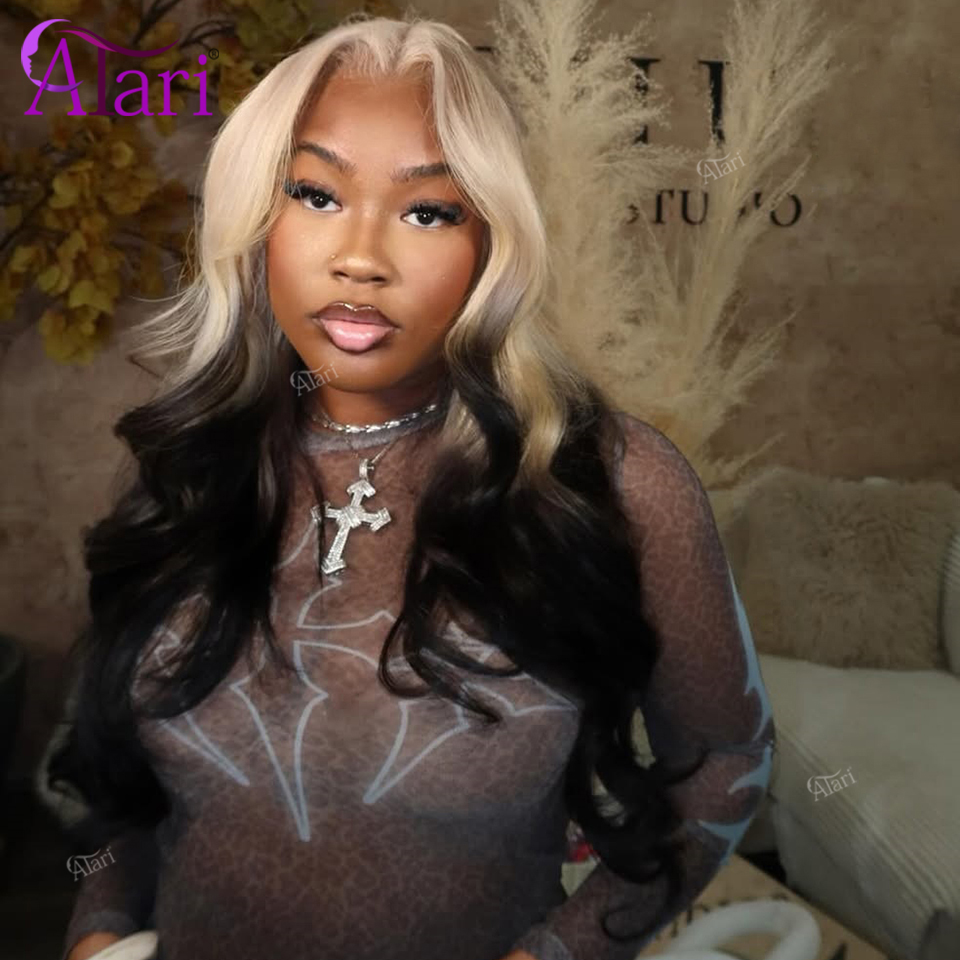 Peruca de Cabelo Humano Ondula - 613 Blonde Body Wave Lace Front Wig avaliação e preço