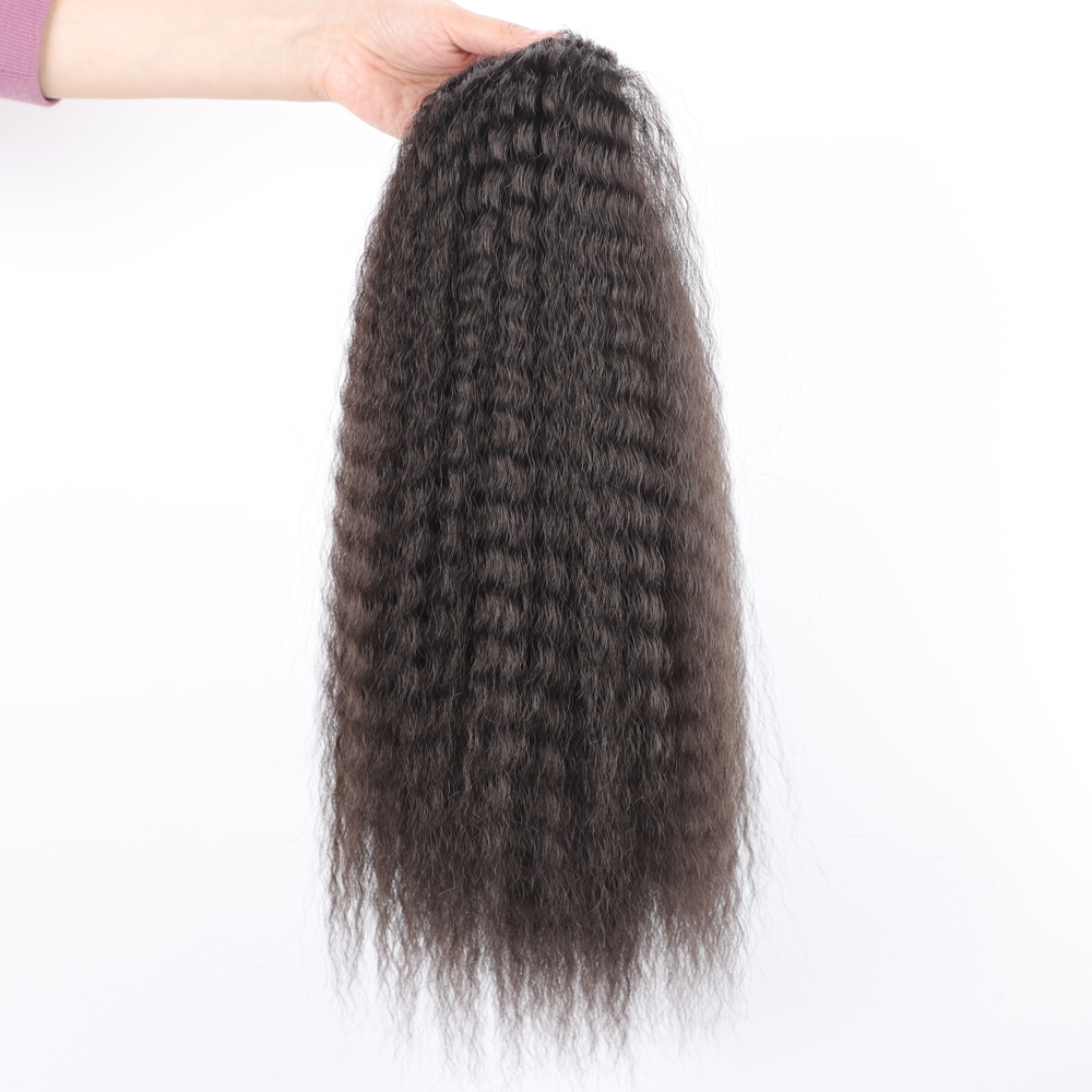 Falso cordão sintético rabo de - Drawstring Afro Curly Puff Ponytail avaliação e preço