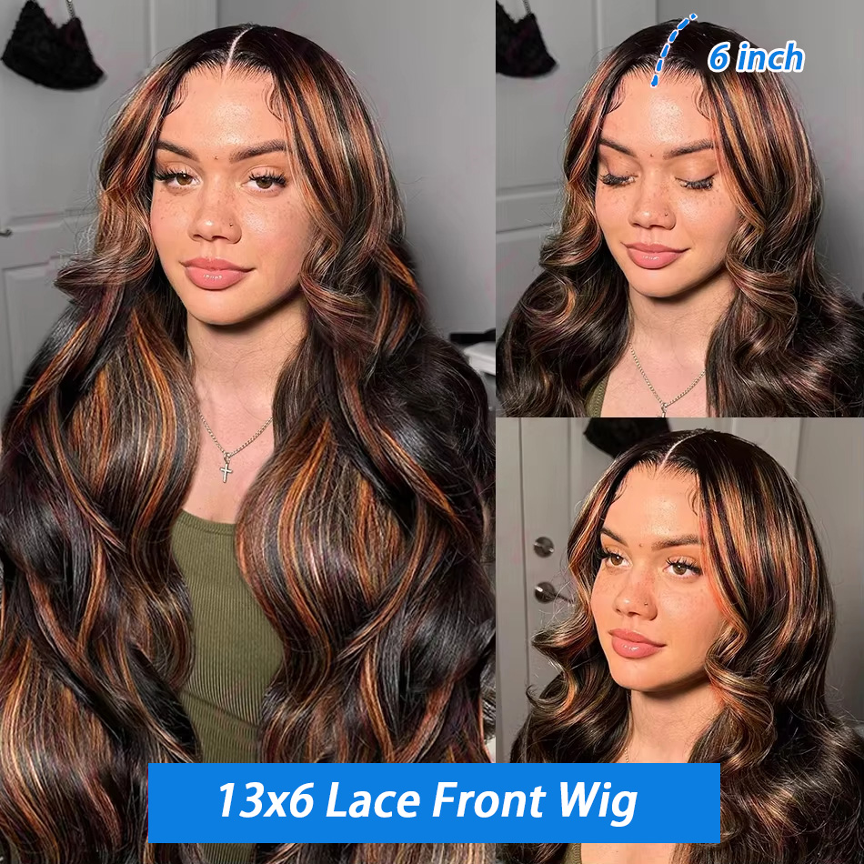 Peruca Frontal de Renda 13x4 c - Human Hair Wigs avaliação e preço