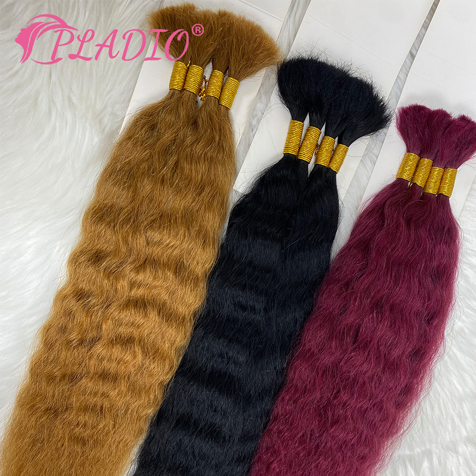 Extensões de Cabelo Humano Ond - Water Wave Bulk Human Hair For Braiding avaliação e preço