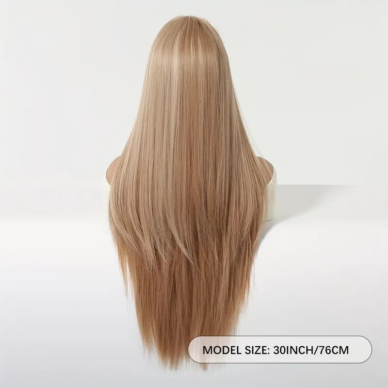 Perucas sintéticas loiras long - Synthetic Wigs avaliação e preço
